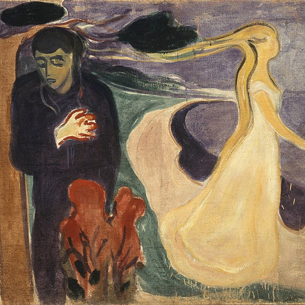 Evdvard Munch's 'Separation', 1896, oil on canvas