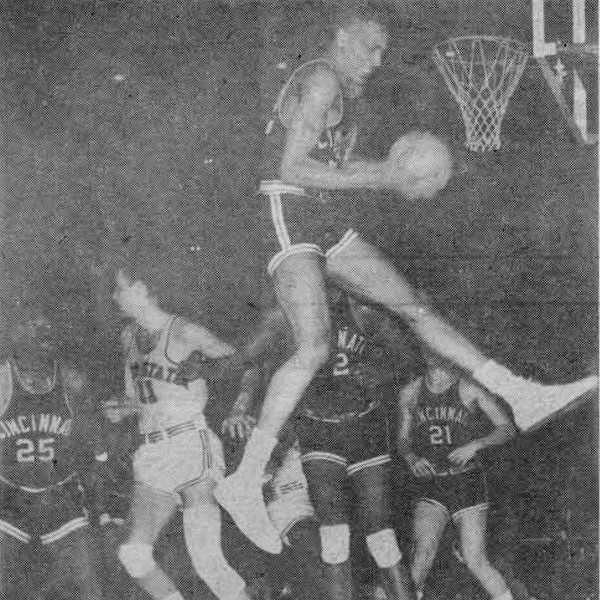 George Wilson basketball rebound, 1962 NCAA Championship